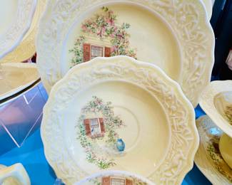 Another Look at the Gorgeous Edwin M. Knowles "Cottage Window" China Set.