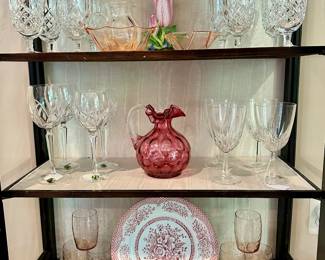 Wonderful Waterford Crystal and Bone China Available.