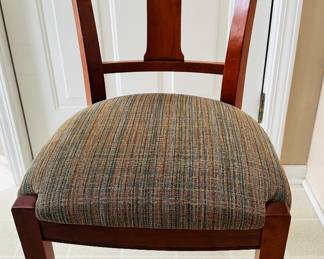 Front View of one of 6 Grange Dinner Chairs, Dimensions are 19"W x 37"H x 18.5"D