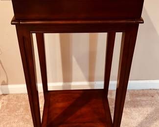 One of a Kind Vintage Theodore Alexander Opening Mini Secretary Desk. 15"W x 13"D x 31"H (Closed).