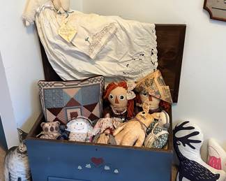 Still More Vintage and Collectible Dolls From Heritage Dolls, Sunday "Pocket Dolls", C. Sanborn Signed Dolls, Vintage Set of Cloth Raggety Ann & Andy by Fairfield Artist Doll Co. 23"