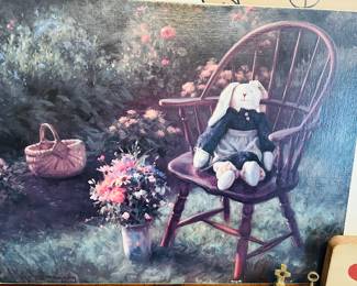 Robert Duncan "Summertime" Print on Canvas, 18" x 14".