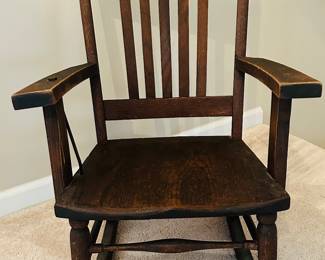 Smith Day & Co. Vintage Kids Rocking Chair, 18"w x 24"D x 28"H