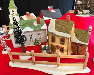 Up Close View of just a Couple of the Department 56 Village Collection Available.