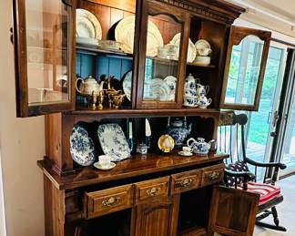 Open View of the Gorgeous China Hutch.