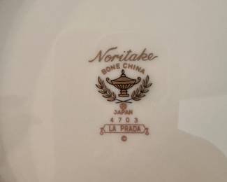 Detailed View of Bone China Stamp.