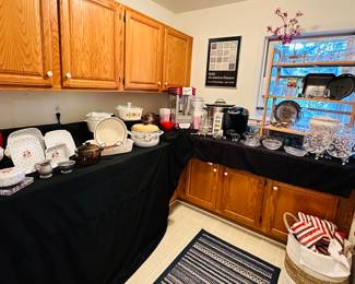 Wonderful Laundry Room Fulled with Corning Ware, Cut Glass, And More!