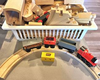 BRIO kids' wood train track set - large set in GREAT condition!
