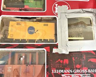 boxed Vintage Lehmann-Gross- Bahn "The Big Train" set