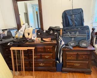 luggage, massage pad, clothes rack, 