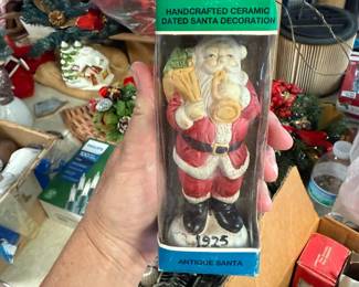 International Ceramic Dated Santa's