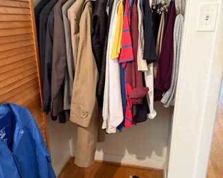 Men's suits, shoes, clothes