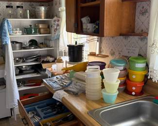 Pots and pans and utensils