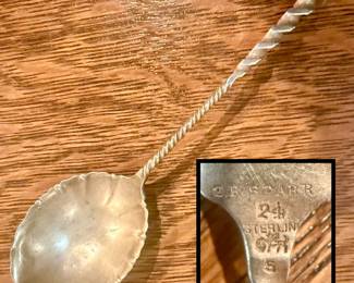 Theodore B. Starr Sterling Twisted Spoon