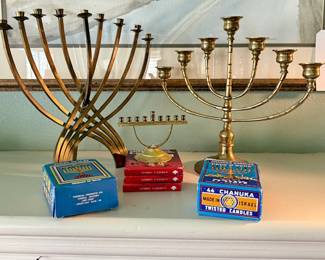 Menorah Candle Brass  (2)
Left one MCM  
