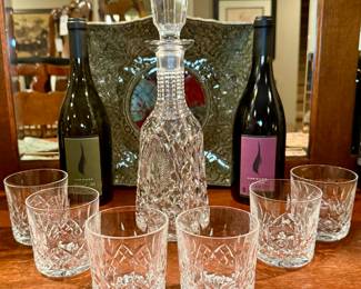 Waterford Crystal Decanter & Tumblers
