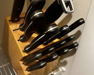 Martha Stewart Knives / Block