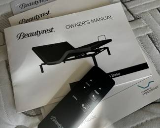 Smart Beautyrest Mattress w/remote & booklets…fully adjustable…Looks new !