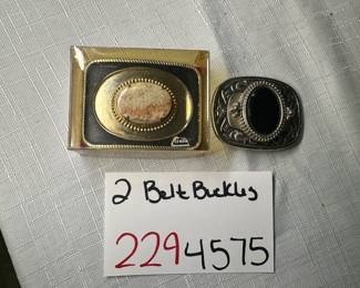 2 Belt Buckles