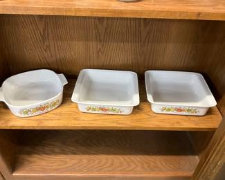 Corning Ware Spice of Life Casserole / Baking Dishes