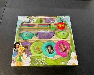Disney Tinkerbell & Friends Child's Toy Dinnerware Set