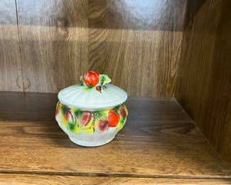 Ceramic Jelly / Jam Jar w/Lid