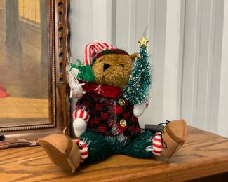 Avon Sparkling Holiday Fiber Optic Teddy Bear