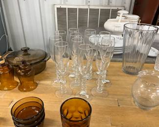 Clear Glass Champagne Fluted