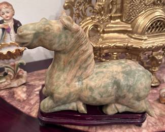 Chinese Tang Dynasty Horse. Jade/soapstone piece