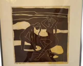 Figure Print Bathing Ladies

