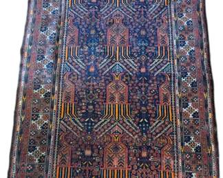 Afghan Baluch Rug - 45” x 76”

