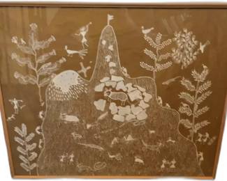 Warli Art Painting Attr: Jivya Soma Mashe


