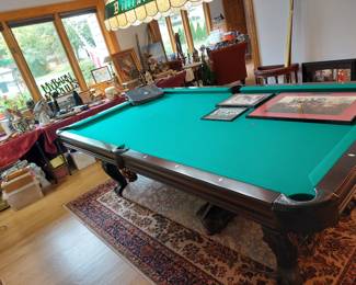 USED ONLY A FEW TIMES! PERFECT BRUNSWICK " CONTENDER" ONLY 2 YRS OLD AND WAS COVERED AND NO KIDS! COST OVER $3,000 NEW! YOUR XMAS GIFT FOR $950..HO HO HO