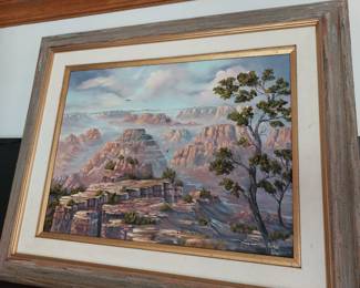 MCM PAINTING...BY ARIZONA ARTIST CLEO GLEDKILL