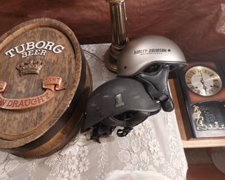 MENS AND WOMAN HARLEY HELMETS..ONLY USED TWICE!!
