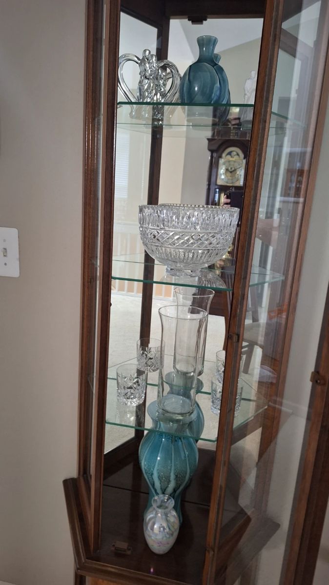 Curio Cabinet. Contents sold separately.