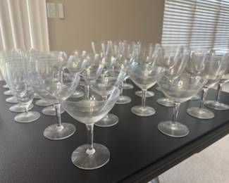 Crystal Goblets and Wine Glass  Assortment Sets