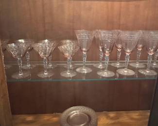 Crystal goblets