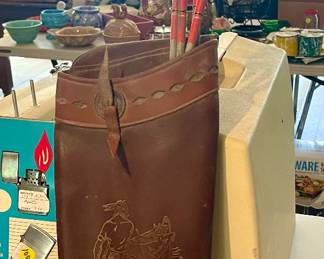 Bear Archery Co. Leather Quiver