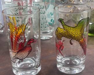 Hazel Atlas Game Bird Glasses 