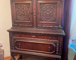 Jacobean-Style Hutch
