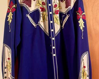 Vintage Western Show Shirt 