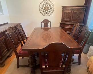 Jacobean-Style Dining Room Set
