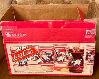 Indiana Glass - CocaCola Glasses