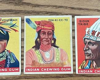 Chewing Gum Cards - 1930s 
