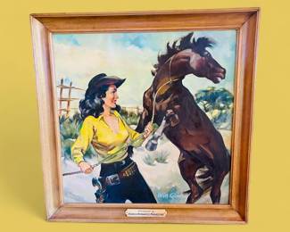 Painting Presented by Ranch Romances Magazine