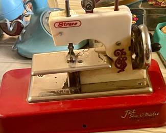 Straco Jet Sew-O-Matic Toy Sewing Machine - Circa 1960