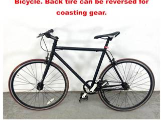 Lot 1316 Micargi RD269 Fixed Gear Road Bicycle. Back tire can be reversed for coasting gear. 