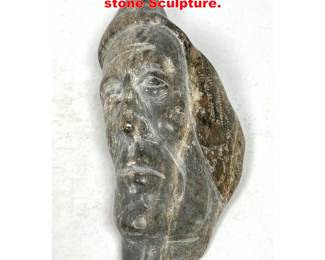 Lot 1435 Small Abstract Modern Carved stone Sculpture. 