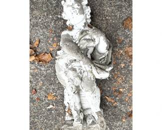 Lot 1713 Cast Stone Putti Sculpture. As Is